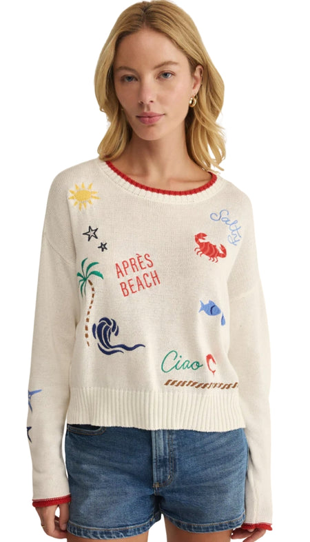 Ashby Isles Bateau Neck 3/4 Sleeeve Tee