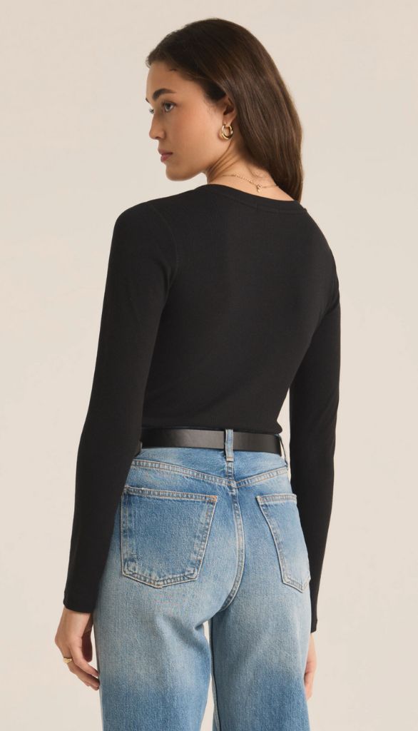 Samara Rib Henley Bodysuit