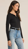 Samara Rib Henley Bodysuit