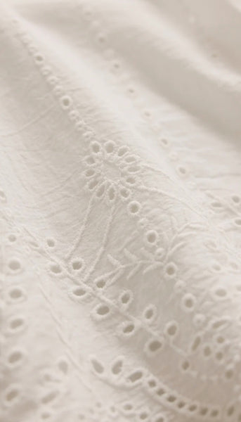 Oceanside Embroidered Top