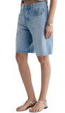 Hattie Short-High Rise Bermuda - Mondrian