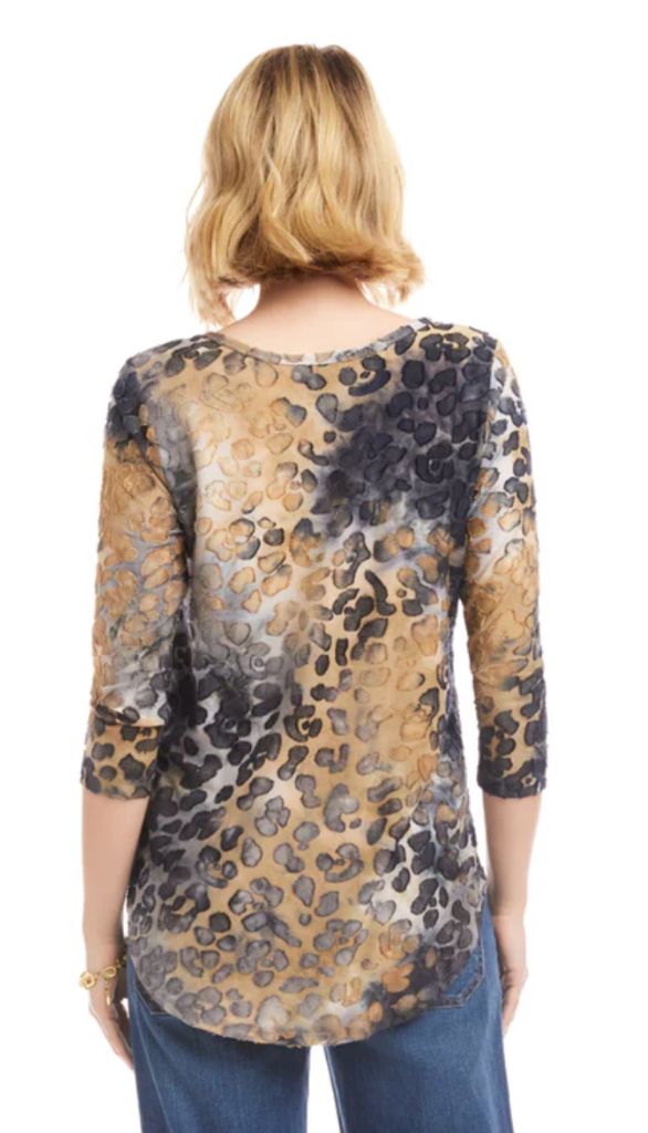 Long Sleeve Burnout Top