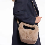 Small Faux Fur Crossbody Bag