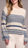 Long Bell Sleeve Boat Neck