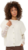 Sleeveless Knit Cardigan