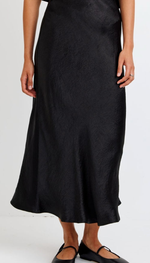 Sleek Bias Maxi Skirt