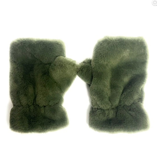 Faux Fur Fingerless