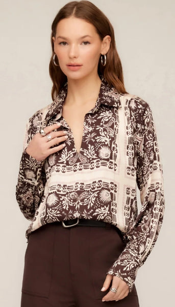 Tess Half Placket Shirt