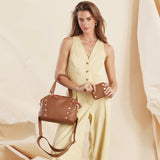 5 North-Mahogany, Pebble. Red Zip