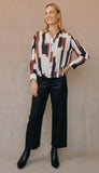 Pleated Button Down