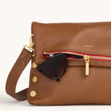 VIP Medium-Brush Gold ,Red Zip