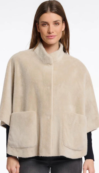 Faux Fur Cape