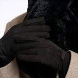 Glove With Faux Fur