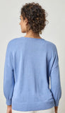 3/4 Sleeve Drop Shoulder Sweater