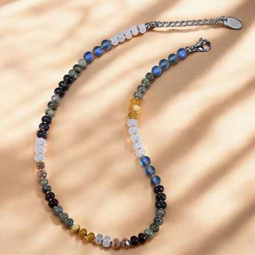Tropical Earth Stone Necklace
