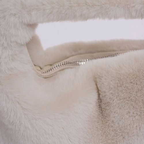 Small Faux Fur Crossbody Bag