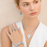 Love Messages B Radiant Hinged Bracelet