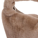 Small Faux Fur Crossbody Bag