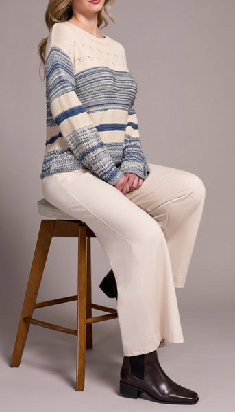 Long Bell Sleeve Boat Neck
