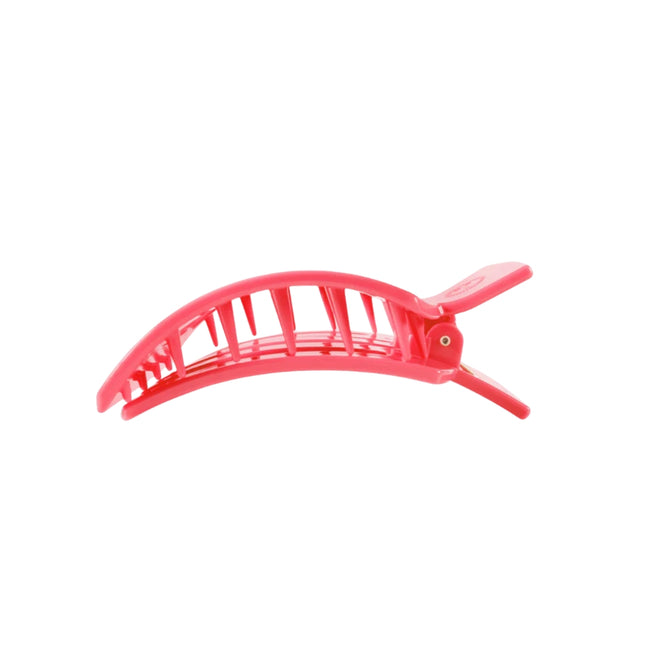 Small flat square clip-Paradise pink