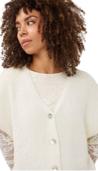 Sleeveless Knit Cardigan