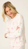 Long Sleeve Crew Neck-Pretty Punch