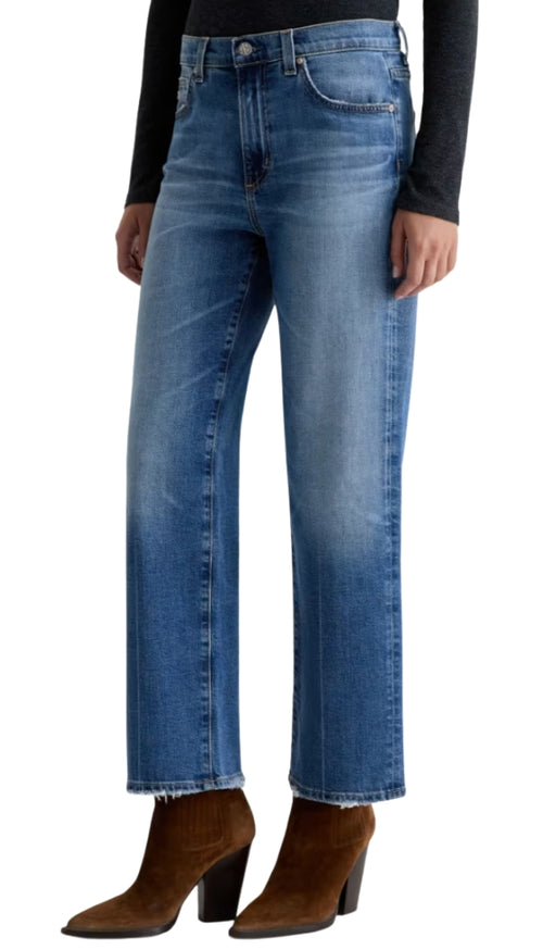 Brinley Crop-Mid Rise Straight - 17 Years Mystery