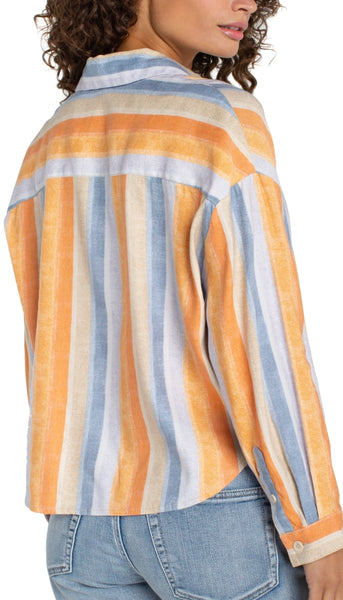 Long Sleeve Relaxed Button Down