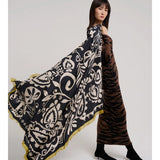 Park Paisley Oversized Silk Square
