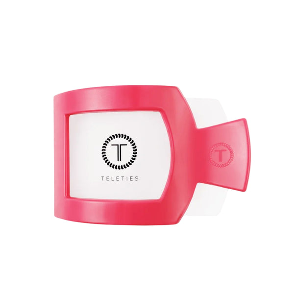 Small flat square clip-Paradise pink