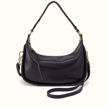 Daniel Medium Black Bag, Red Zip