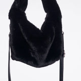 Small Faux Fur Crossbody Bag