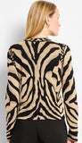 Animal Jacquard Cardigan