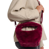 Small Faux Fur Crossbody Bag