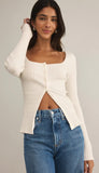 Emelie Button Up Sweater