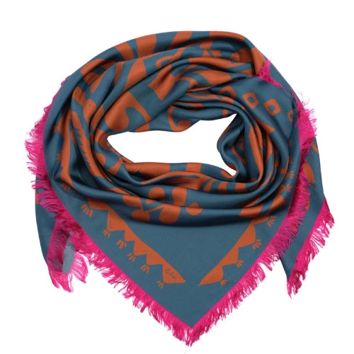 Park Paisley Oversized Silk Square