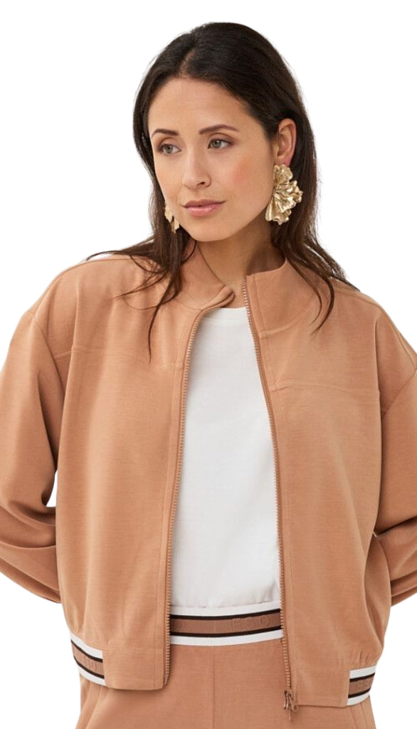 Modal Cardigan Bomber