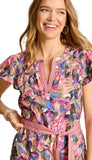 Garden Oasis Short Sleeve Short Dress