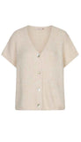 Sleeveless Knit Cardigan