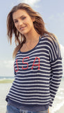USA Striped Crew