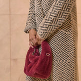 Small Faux Fur Crossbody Bag