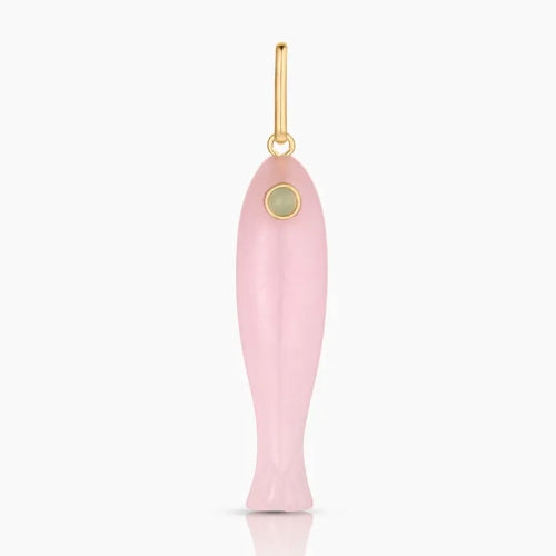 Fortuna Pink Jade Charm