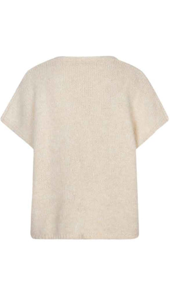 Sleeveless Knit Cardigan