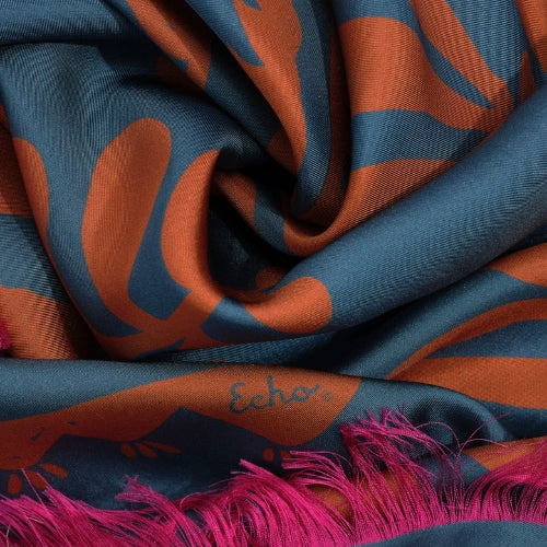 Park Paisley Oversized Silk Square