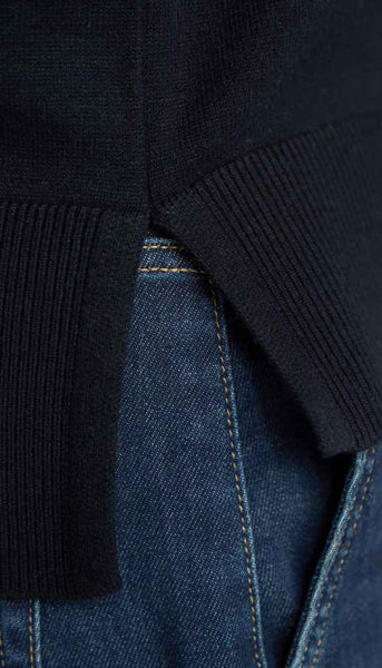 Short Sleeve Vneck Popover Sweater
