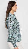 Ikat Rings Tucked Shirt
