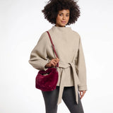 Small Faux Fur Crossbody Bag