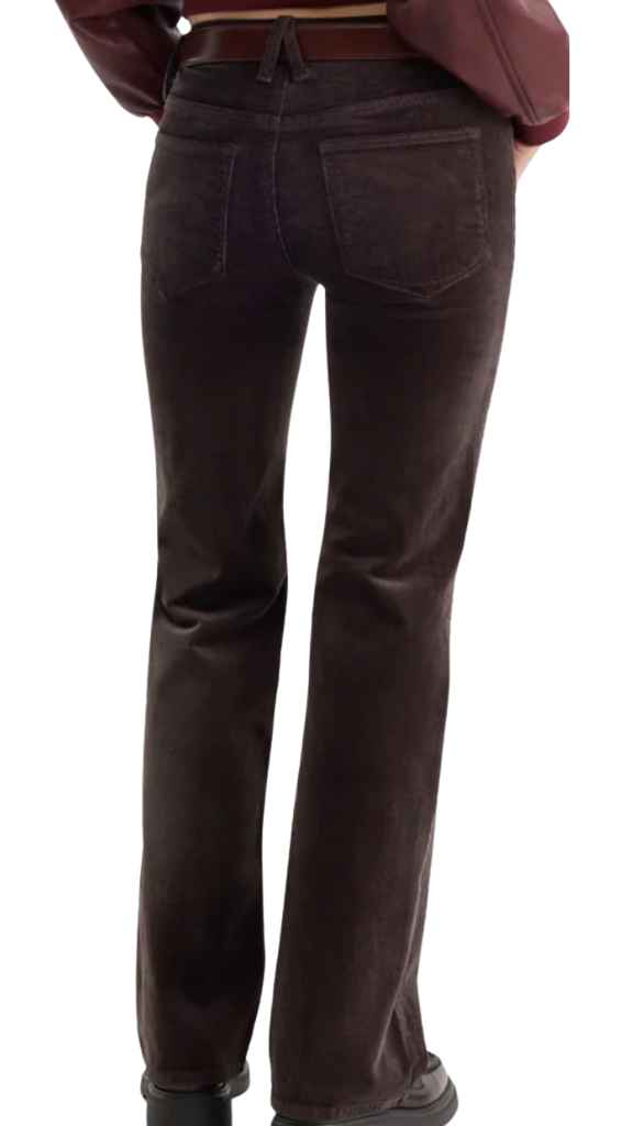 Good Lowrise Bootcut Corduroy - Espresso