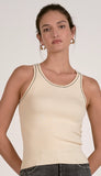 Tank Top With Contrast Stitch
