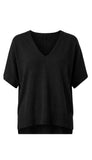 Short Sleeve Vneck Popover Sweater